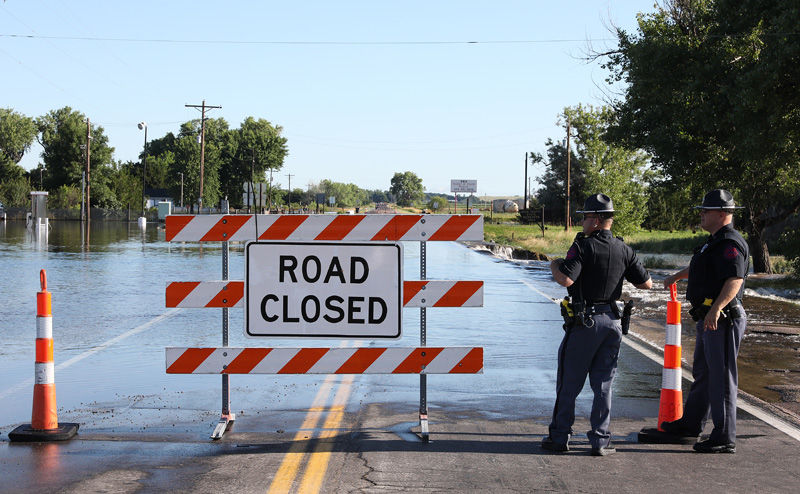 Road closed